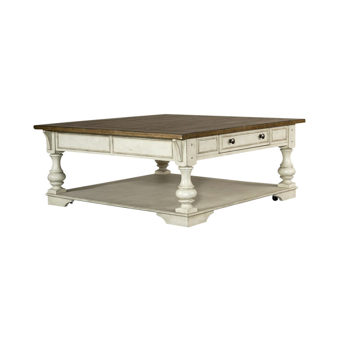 Morgan Creek Cocktail Table in Antique White image
