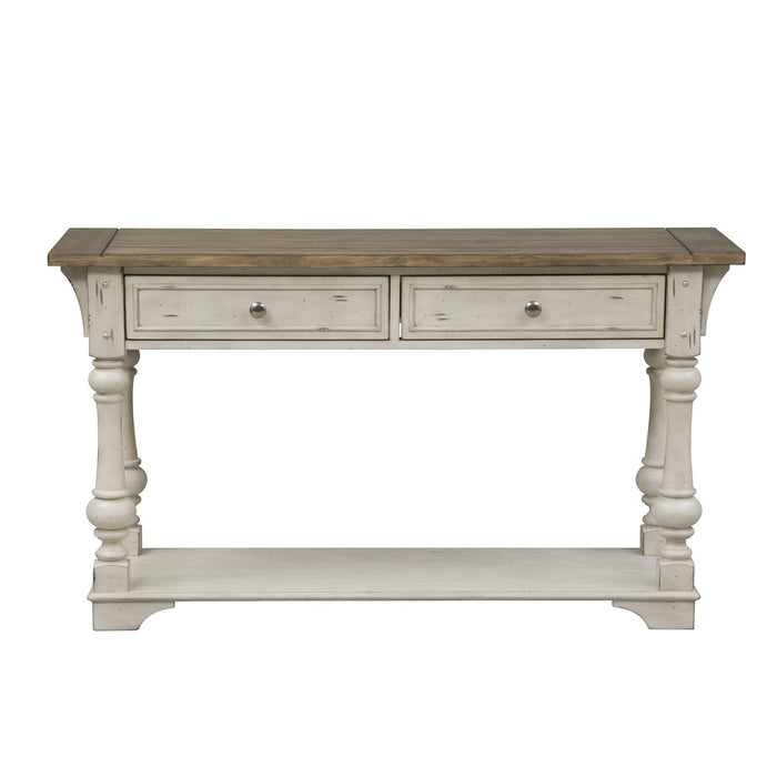 Morgan Creek Sofa Table in Antique White image