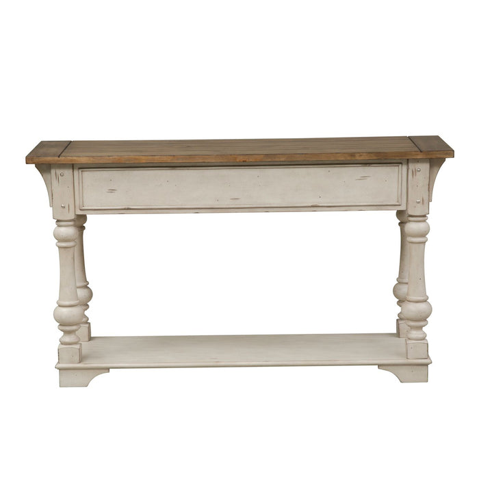 Morgan Creek Sofa Table in Antique White image