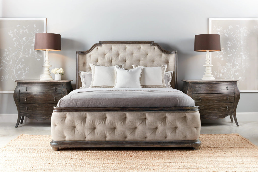 Traditions King Upholstered Panel Bed - 5961-90866-89