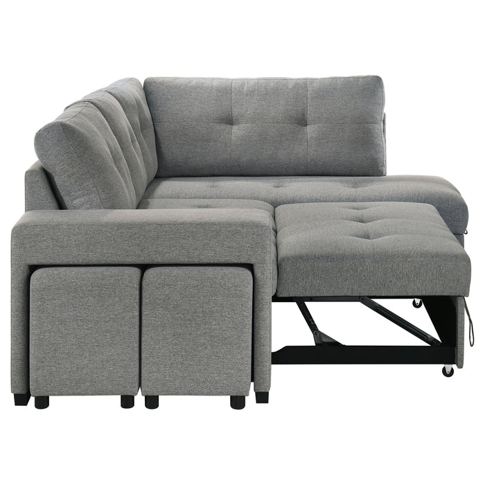 Roanne Pull-Out Sleeper Sectional Sofa