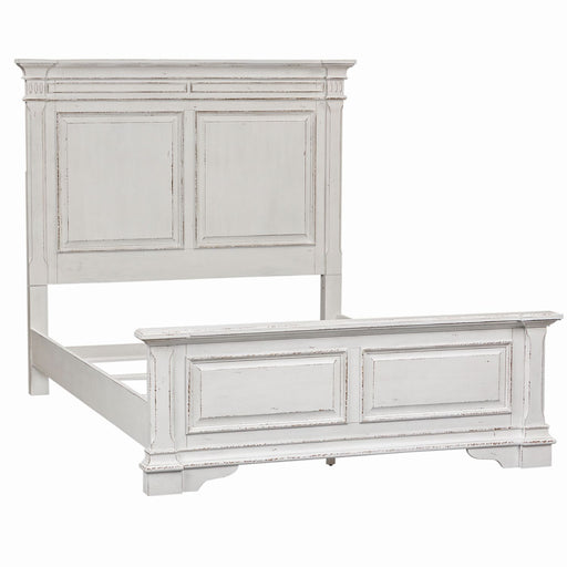 Abbey Park Panel Bed, Dresser & Mirror, Chest image