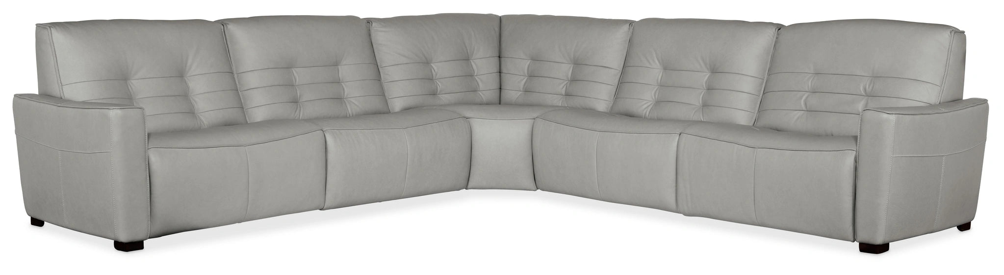 Reaux 5-Piece Power Recline Sectional w/3 Power Recliners