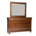 Rustic Traditions Sleigh Bed, Dresser & Mirror image