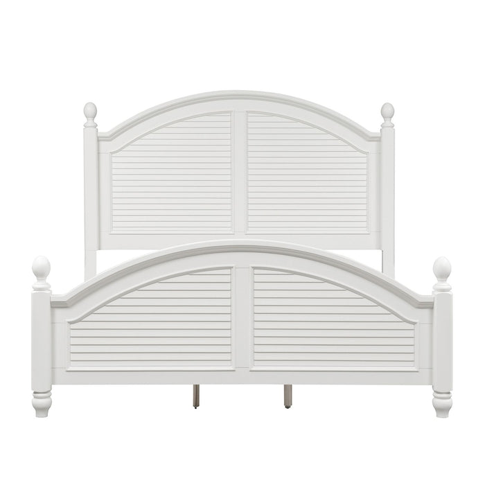 Summer House I King Poster Bed, Dresser & Mirror, Chest