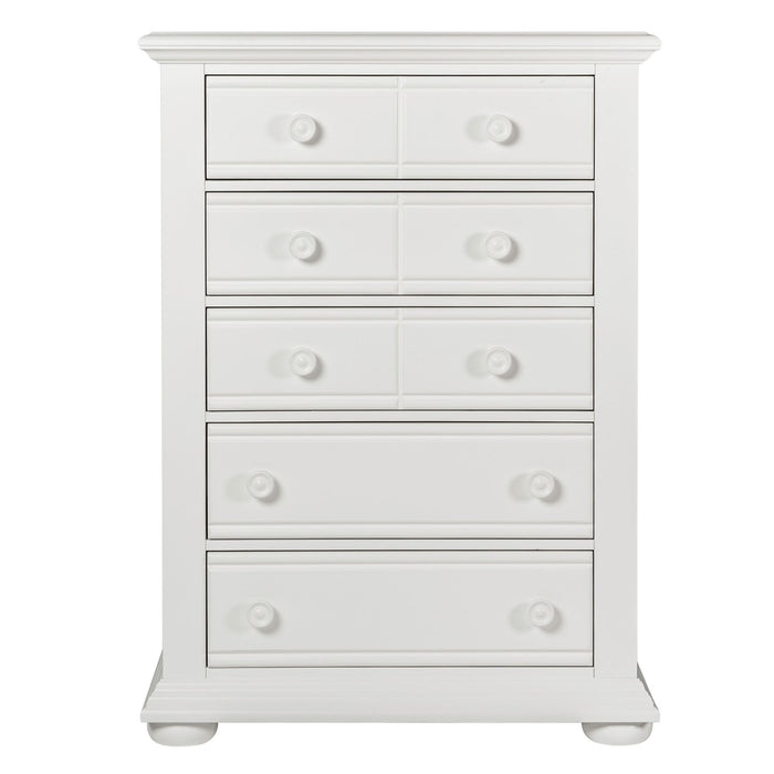 Summer House I King Poster Bed, Dresser & Mirror, Chest