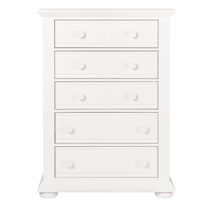 Summer House I King Poster Bed, Dresser & Mirror, Chest, Night Stand