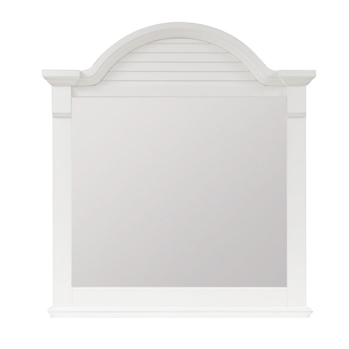 Summer House Mirror in Oyster White