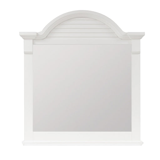 Summer House Mirror in Oyster White image