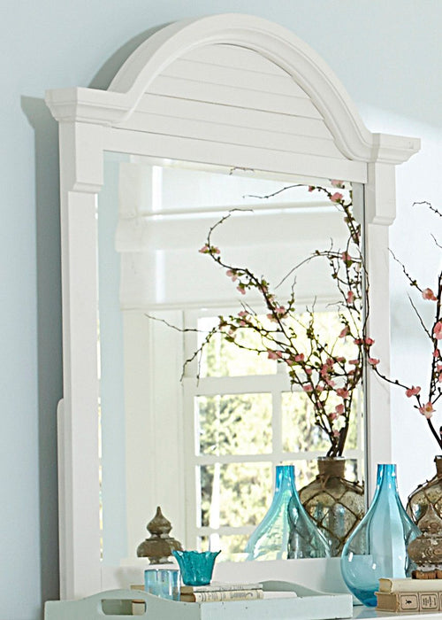 Liberty Furniture Summer House Mirror in Oyster White