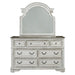 Magnolia Manor Uph Bed, Dresser & Mirror image