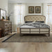 Americana Farmhouse King Shelter Bed, Dresser & Mirror image