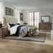 Americana Farmhouse Queen Sleigh Bed, Dresser & Mirror, N/S image