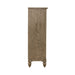 Americana Farmhouse 5 Drawer Chest in Dusty Taupe and Black image