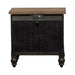 Americana Farmhouse 2 Drawer Nightstand in Black image