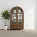 Americana Farmhouse Arched Display Cabinet image