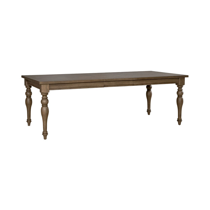 Americana Farmhouse 7 Piece Leg Table Set