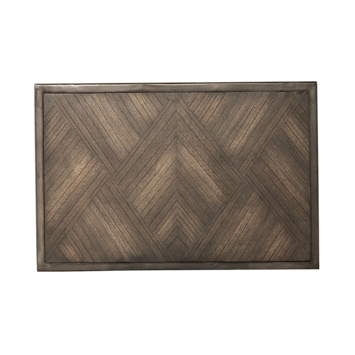 Jamestown Chair Side Table in Brown image