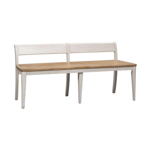 Farmhouse Reimagined Bench (RTA) in Antique White image