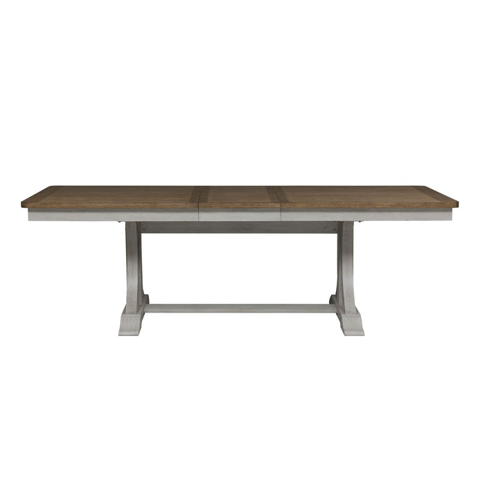 Farmhouse Reimagined Opt Trestle Table Set image