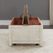 Farmhouse Reimagined Storage Trunk in Antique White image