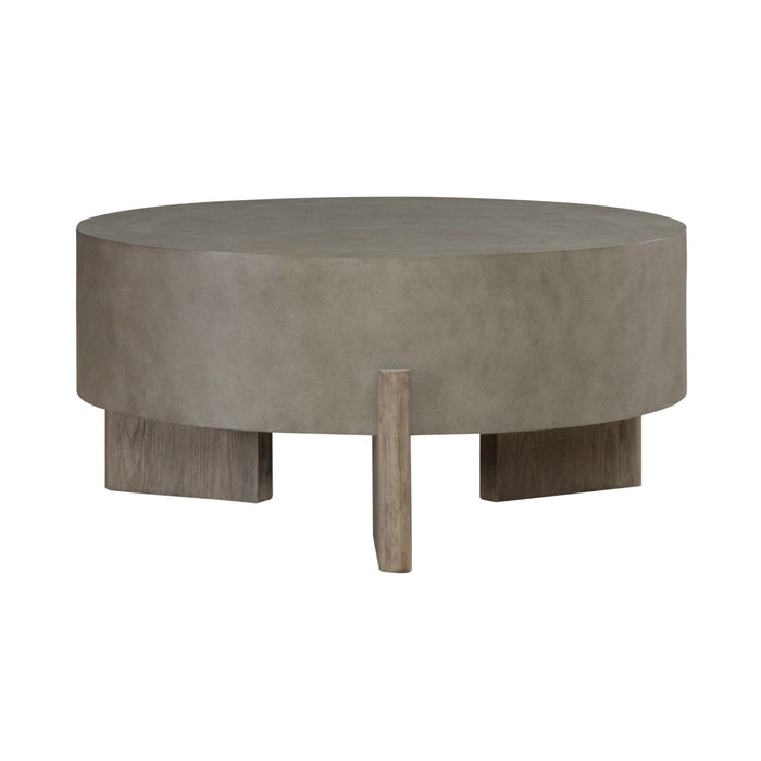 Affinity Cocktail Table in Dusty Taupe with Concrete Top image