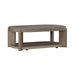 Affinity Cocktail Table in Dusty Taupe with Concrete Top image