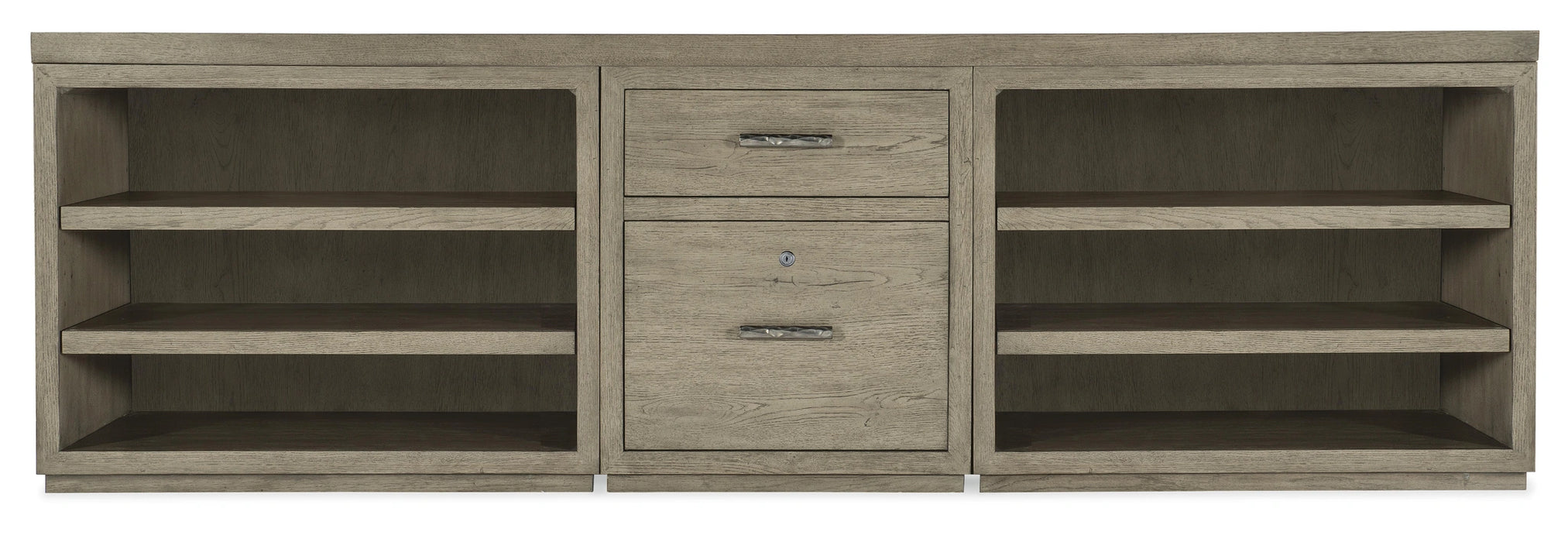 Linville Falls 96" Credenza with File and Two Open Desk Cabinets Credenza