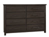 Vaughan Bassett Dovetail 8-Drawer Dresser in Java image
