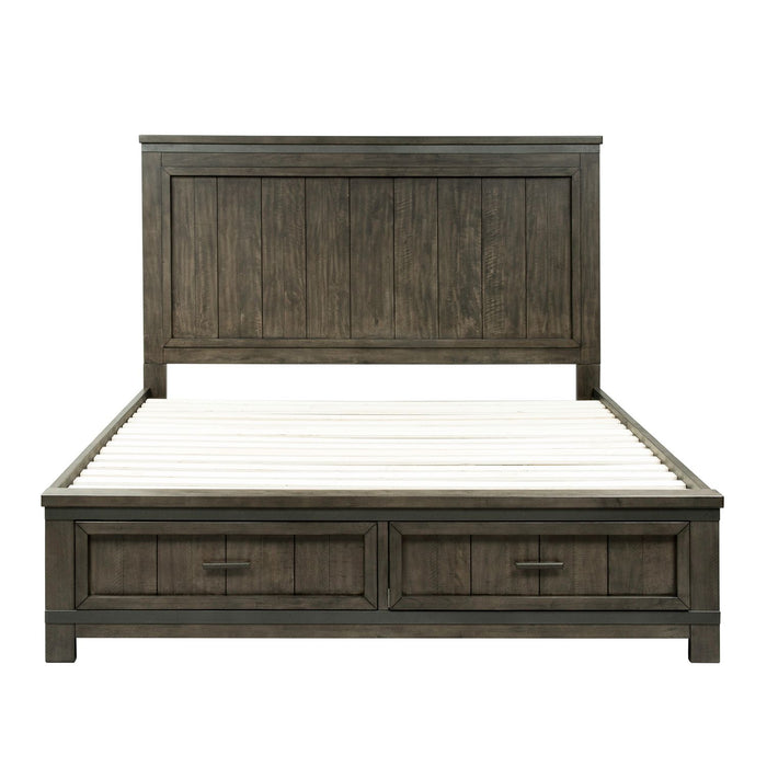 Thornwood Hills Two Sided Storage Bed, Dresser & Mirror image