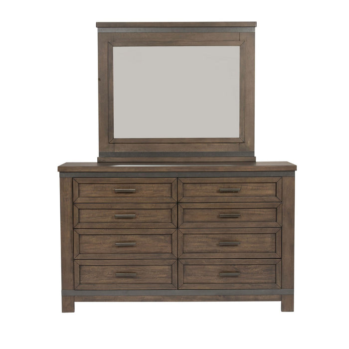 Thornwood Hills Two Sided Storage Bed, Dresser & Mirror, Night Stand image