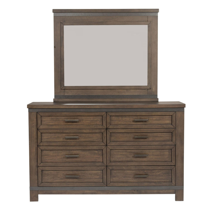 Thornwood Hills King Bookcase Bed, Dresser & Mirror, Chest, Night Stand
