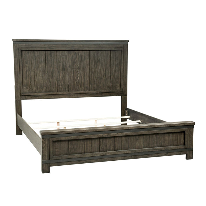 Thornwood Hills King Panel Bed, Dresser & Mirror, Chest, Night Stand