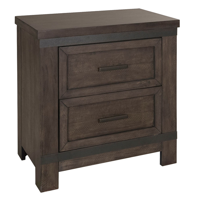 Thornwood Hills King Panel Bed, Dresser & Mirror, Chest, Night Stand