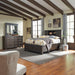 Thornwood Hills Queen Bookcase Bed, Dresser & Mirror image