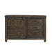 Thornwood Hills Barn Door Dresser in Rock Beaten Gray image
