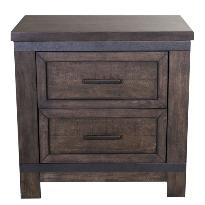 Thornwood Hills Nightstand in Rock Beaten Gray image