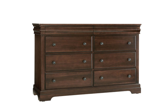 Vaughan Bassett Vista 8-Drawer Dresser in Warm Cherry image