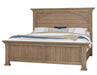 Vaughan Bassett Vista King Mansion Bed in Natural Oak image
