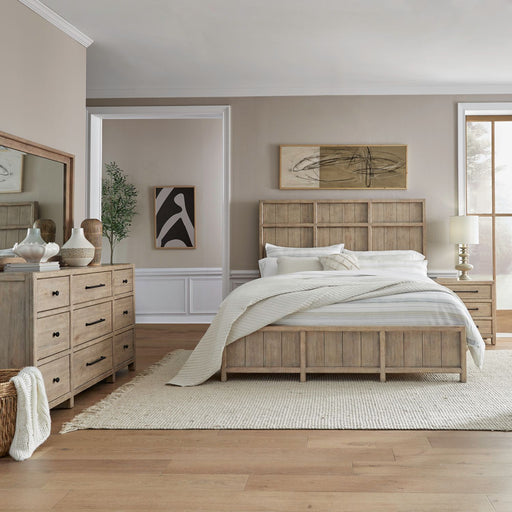 Proximity Place King California Panel Bed, Dresser & Mirror, Night Stand image