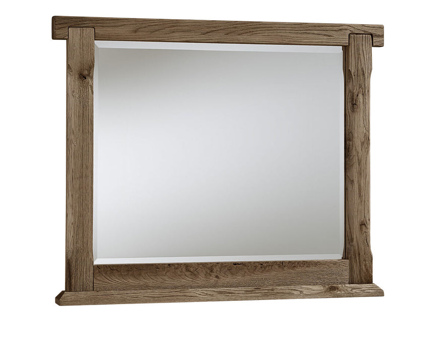 Vaughan Bassett Yellowstone American Dovetail Mirror in Chestnut Natural image