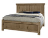 Vaughan Bassett Yellowstone California King American Dovetail Panel Bed in Chestnut Natural image