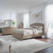 Avalon King California Panel Storage Bed, Dresser & Mirror, Chest image