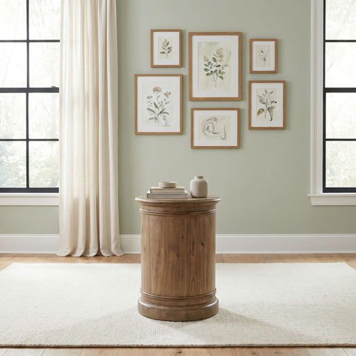 Hickory Grove Drum End Table image