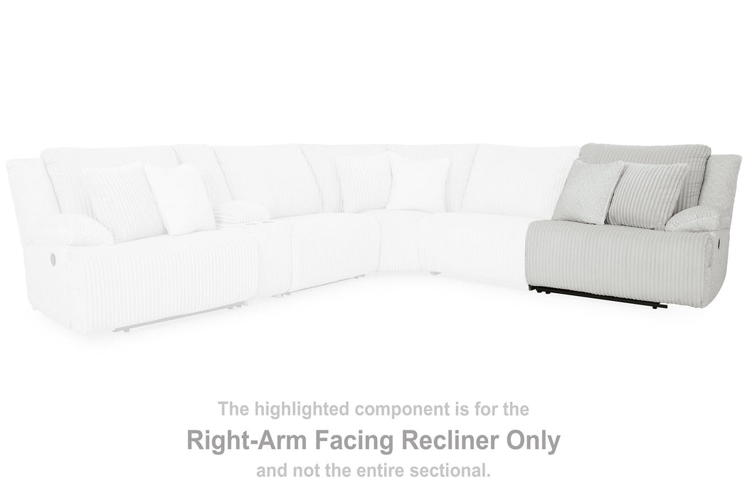 Top Tier Reclining Sectional Sofa with Chaise