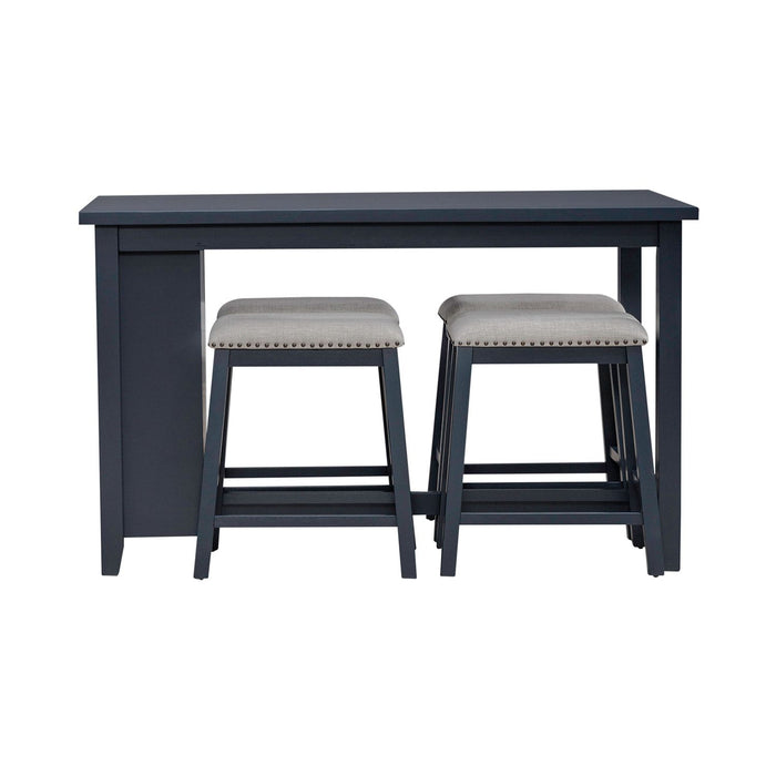 Brook Creek 5 Piece Counter Set- Navy