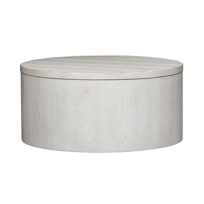 Modern Farmhouse Drum Cocktail Table image