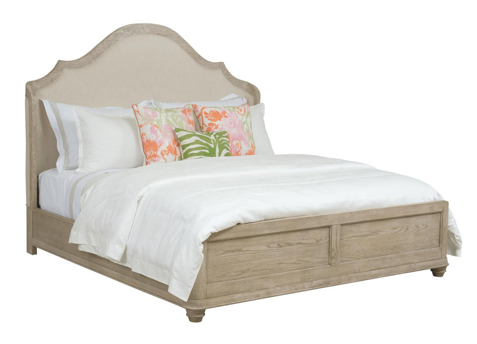 American Drew Vista Haven Queen Shelter Bed in White OakR