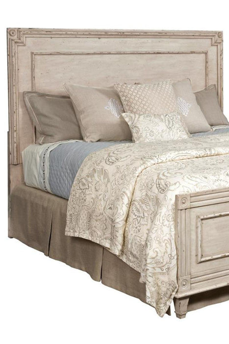 American Drew Southbury Queen Panel Bed in Fossil and ParchmentR