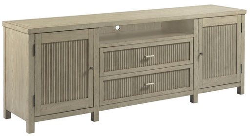 American Drew West Fork Merit Media Cabinet in Aged Taupe image